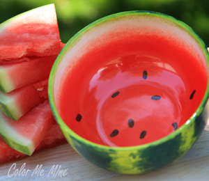 Allen - Color Me Mine Watermelon Bowl
