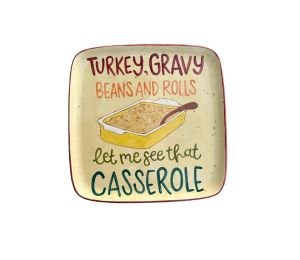 Allen - Color Me Mine Casserole Plate