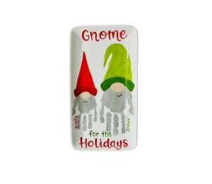 Allen - Color Me Mine Gnome Holiday Plate