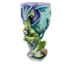 Allen - Color Me Mine Antique Dragon Goblet