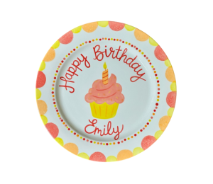 Allen - Color Me Mine Birthday Cupcake Plate